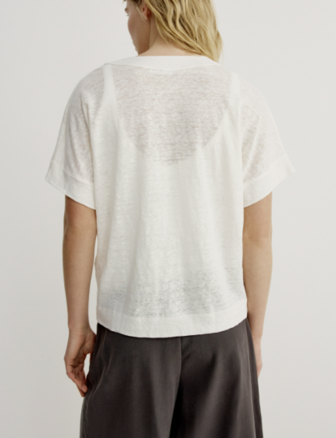 SL6805010235 Բլուզ կիսաթև գործվածք  Linen